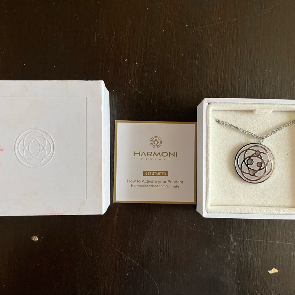 COPY - NEW Harmoni Silver Pendant necklace with Activation card in original box